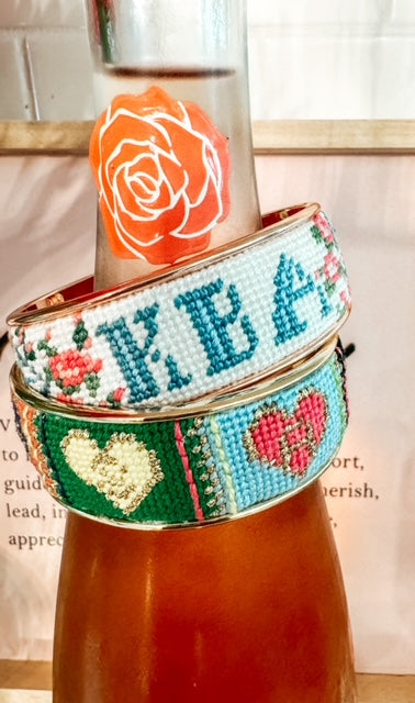 Custom Needlepoint Bracelet