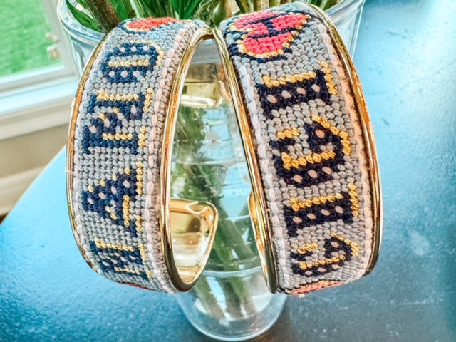 Custom Needlepoint Bracelet