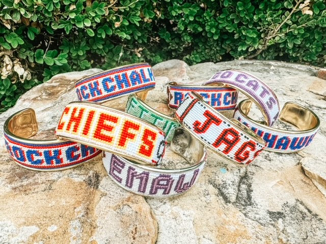 Custom Needlepoint Bracelet